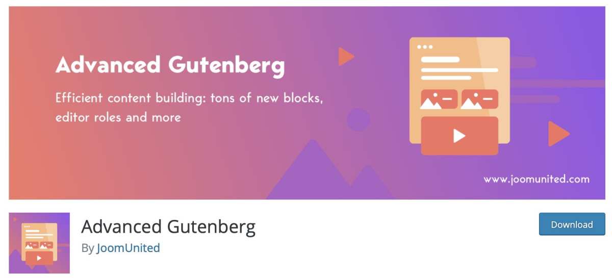 advanced Gutenberg