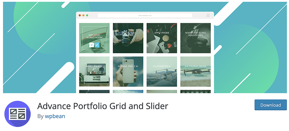 advanced portfolio grid and slider plugin