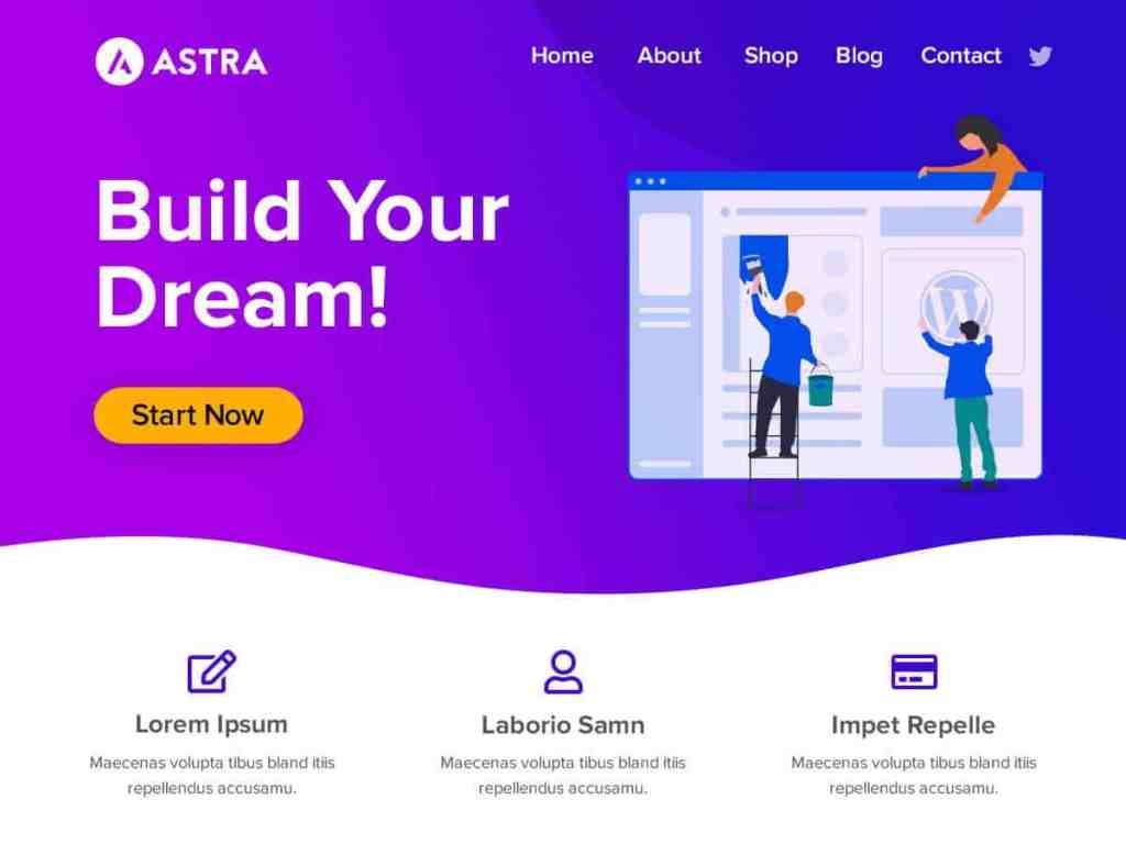 Astra is fast, fully customizable & beautiful WordPress theme suitable for blog, personal portfolio, business website and WooCommerce storefront.