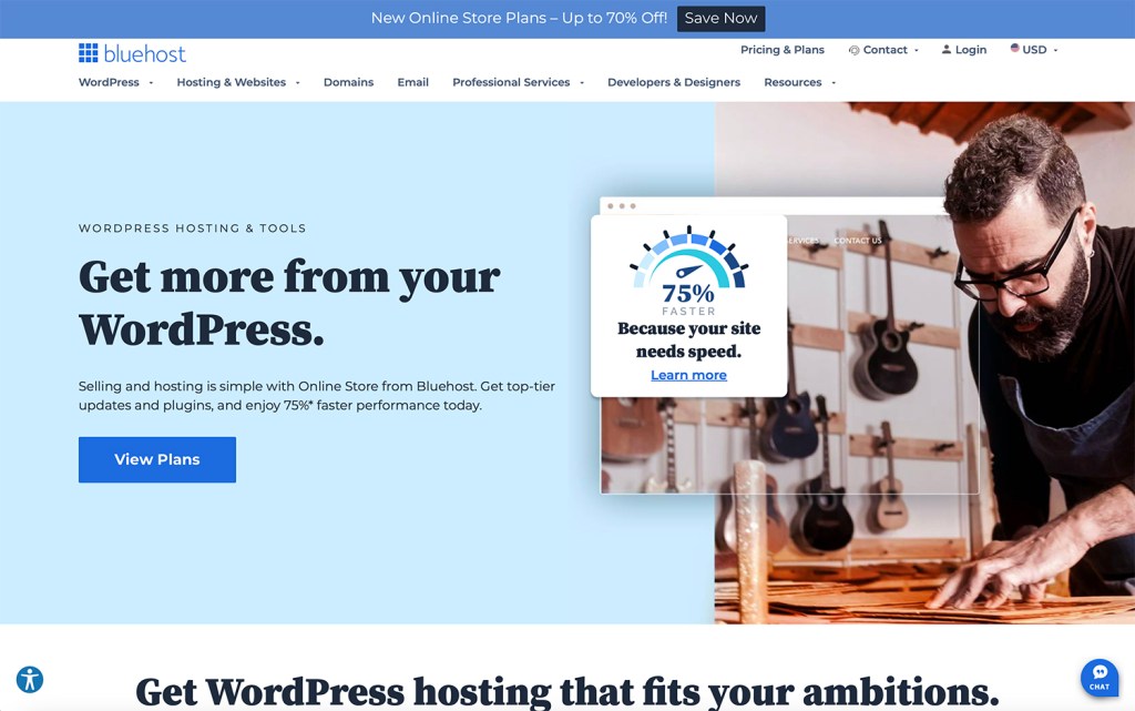 Bluehost best WordPress hosting