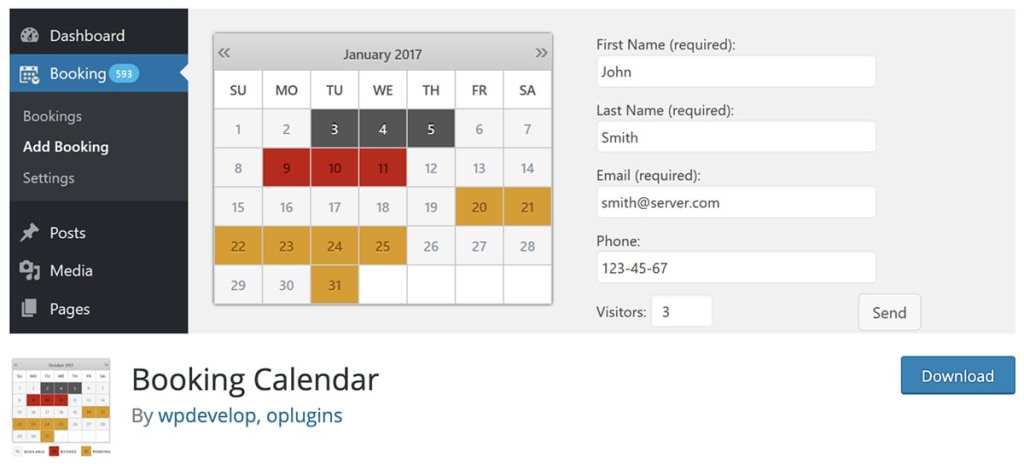 Booking Calendar