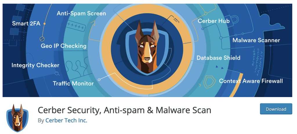 Cerber Security, Anti-spam & Malware Scan