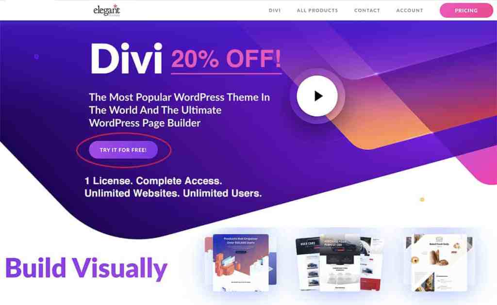 divi elegant themes