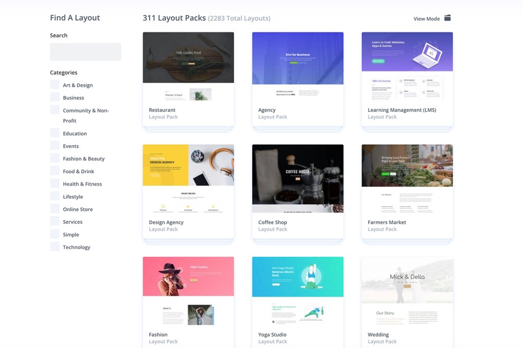 Divi best starter templates