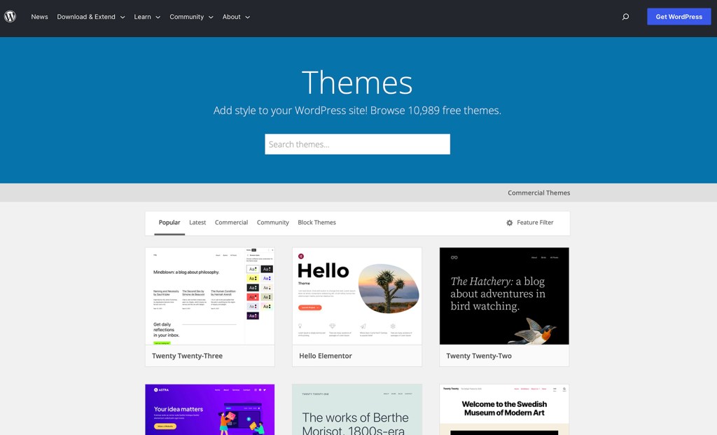 WordPress theme