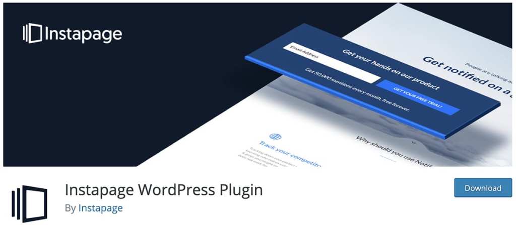 Instapage WordPress Plugin free landing page plugins