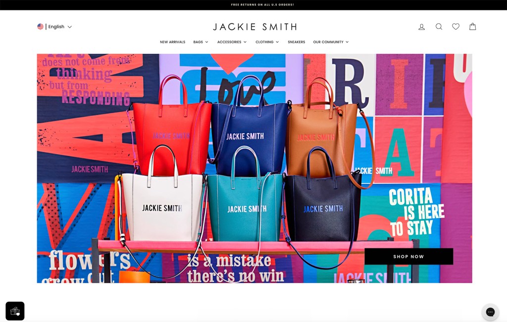 jackie smith ecommerce website inspiration