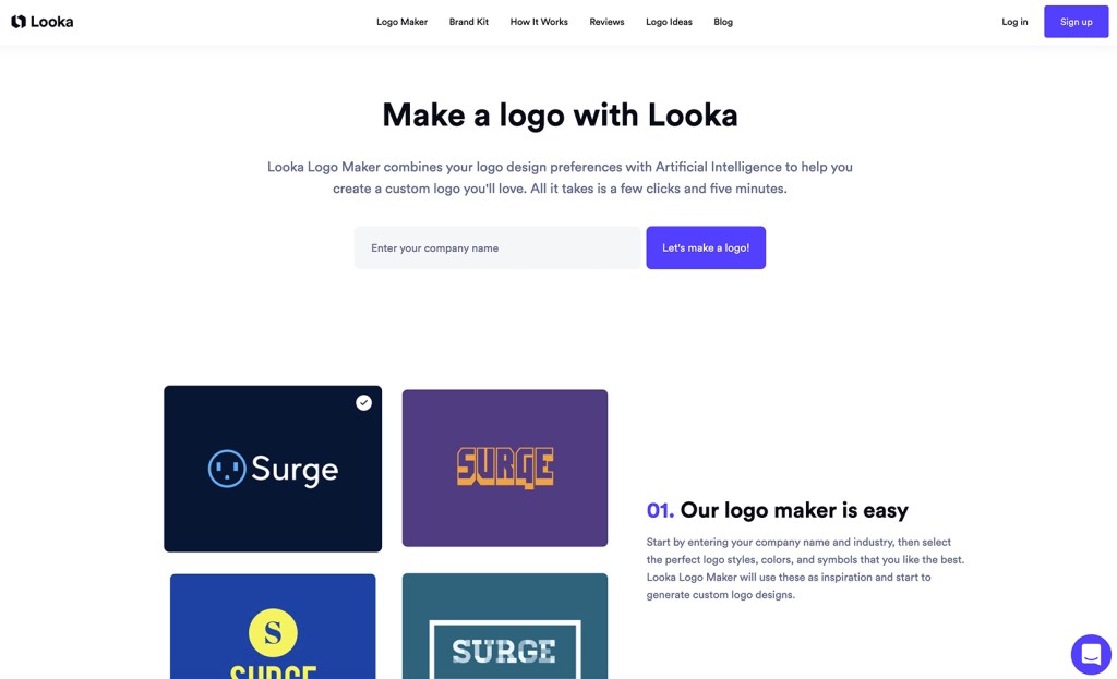 looka ai logo maker