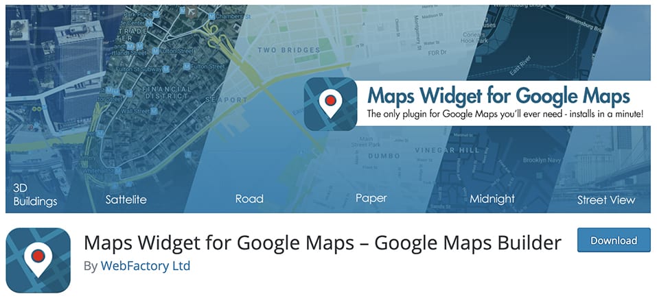 Maps Widget for Google Maps – Google Maps Builder