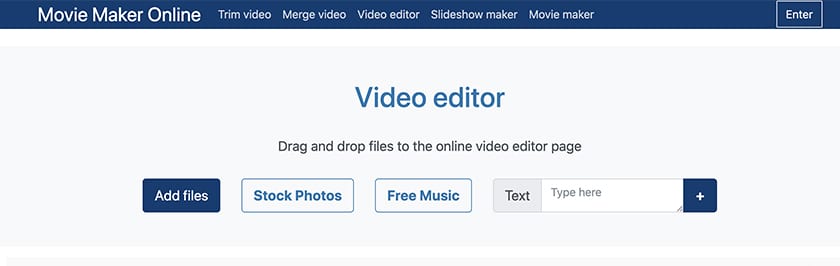 movie maker online video editor