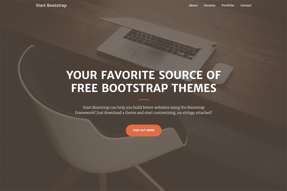 Creative is a one-page Bootstrap theme for creatives