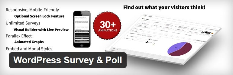 WordPress survey and Poll