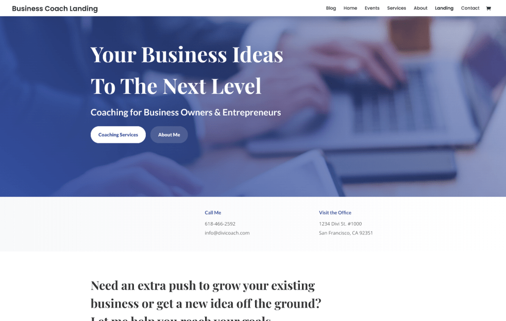 Business-Coach-Landing-Elegant-Themes