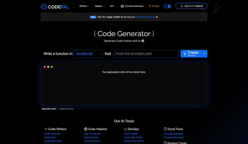 Code-Generator-CodePal