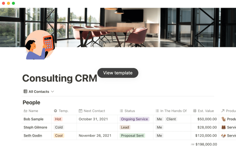 Consulting-CRM-Notion-Template