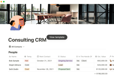Consulting-CRM-Notion-Template