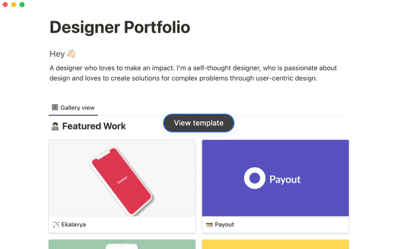 Designer-Portfolio-template