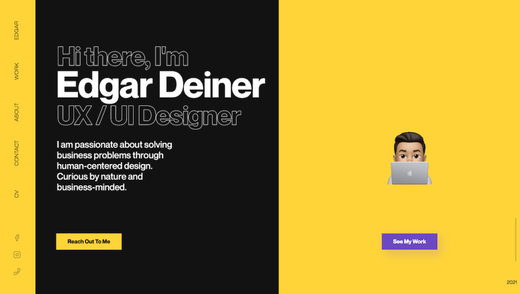 Edgar Deiner is a professional UX/UI designer passionate about solving business problems through human-centered design.