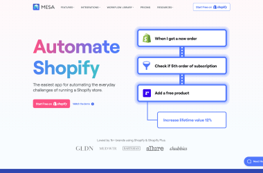 MESA-Shopify-automation-platform