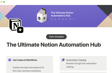 Notion-automation-hub-template