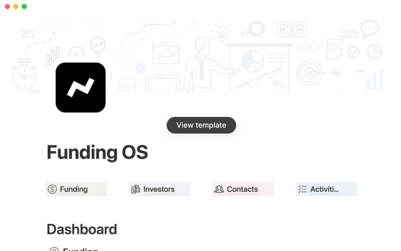 Notion-funding-os-template