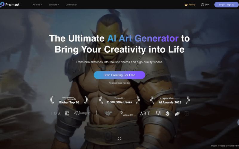 PromeAI-Free-AI-art-generator-Bring-creativity-to-life