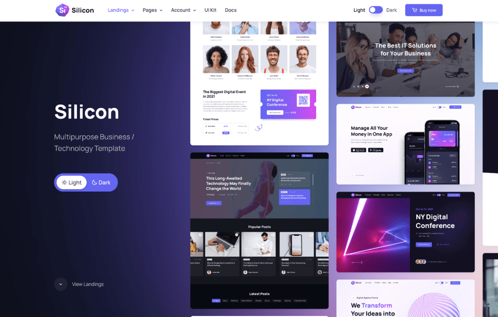 Silicon-Multipurpose-Business-Technology-Template
