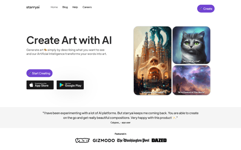 starryai-AI-Art-Generator-App-AI-Art-Maker