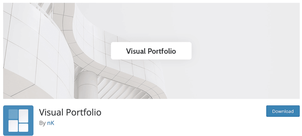 visual portfolio plugin free