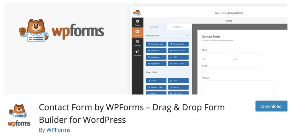 WP Forms - Drag & Drop Form Builder for WordPress